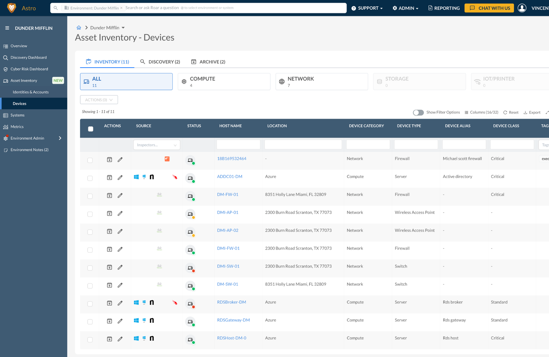 Asset Inventory - Devices
