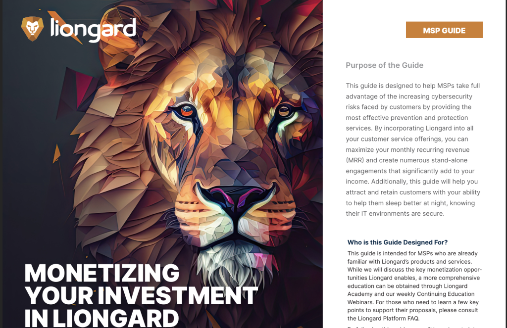Liongard Monetization Guide