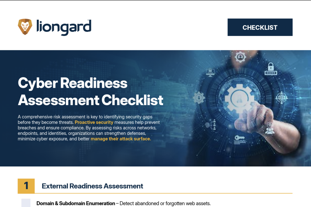 Cyber Readiness Assessment Checklist